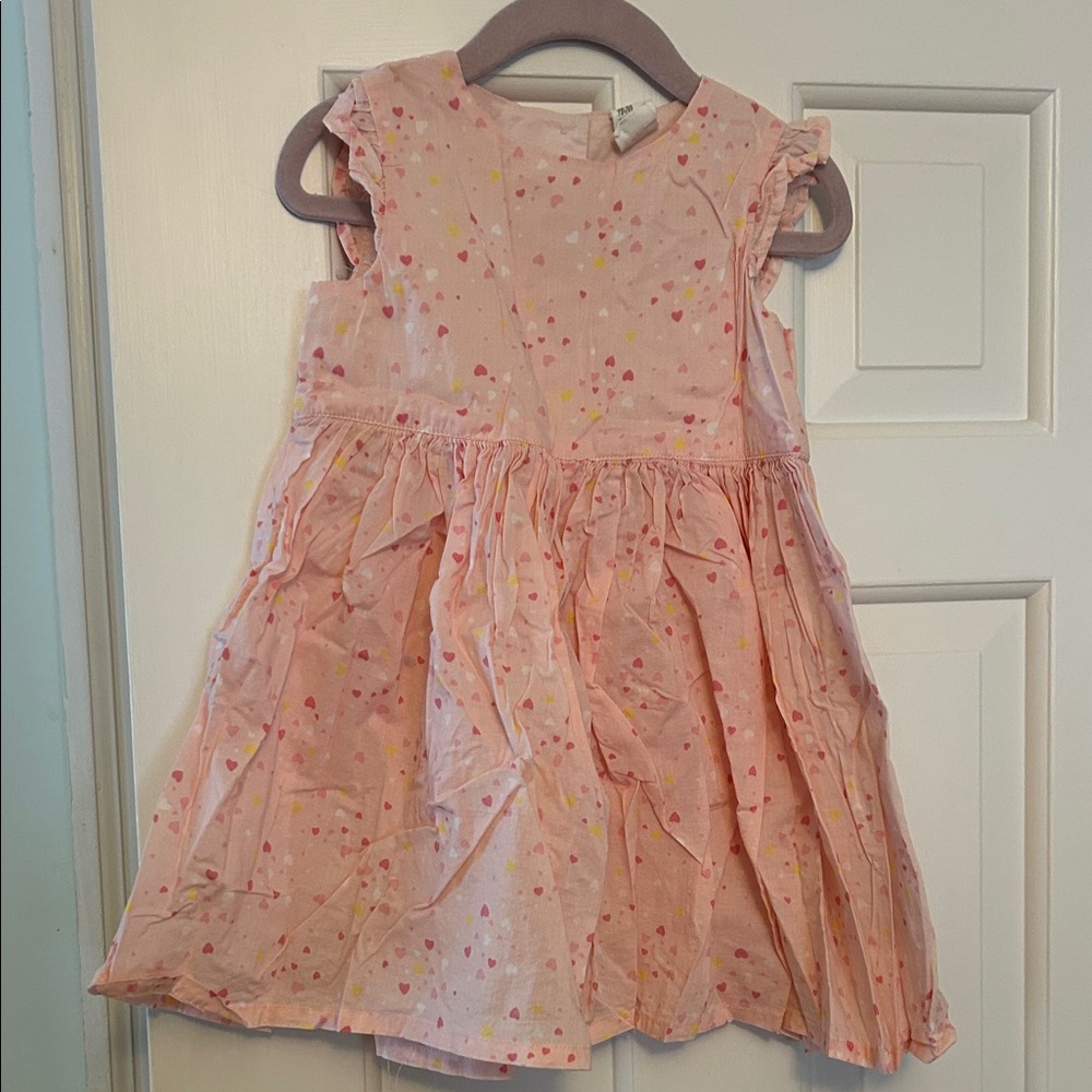 H&M Pink Kids Dress with Colorful Dots